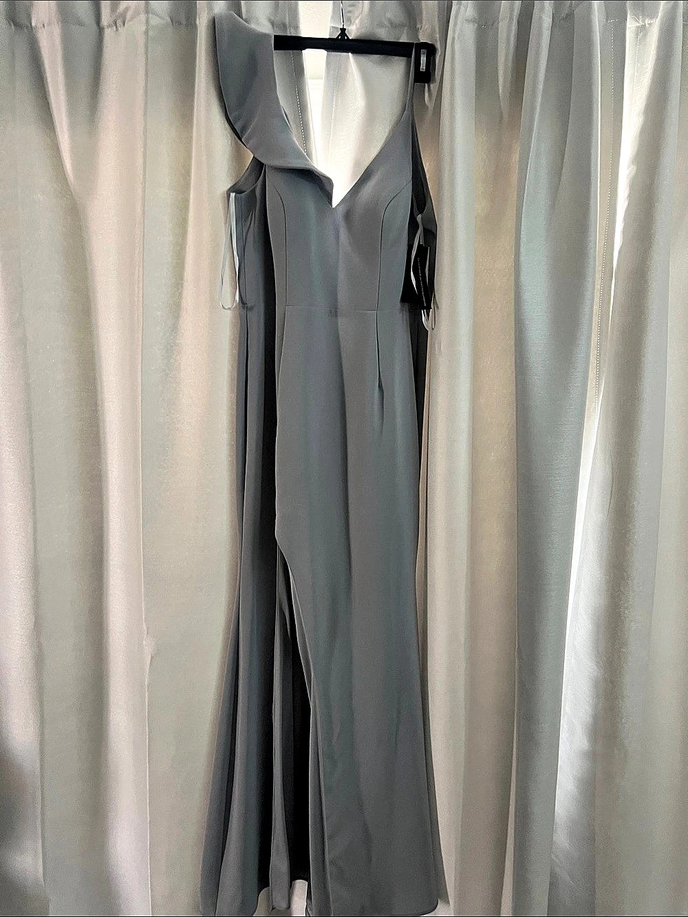 Aqua Dresses Gray Maxi Dress Size Small NWT